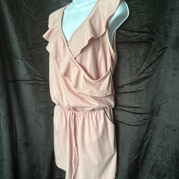 T Crew, Carmine rose/ pink romper, size M - Picture 5 of 6